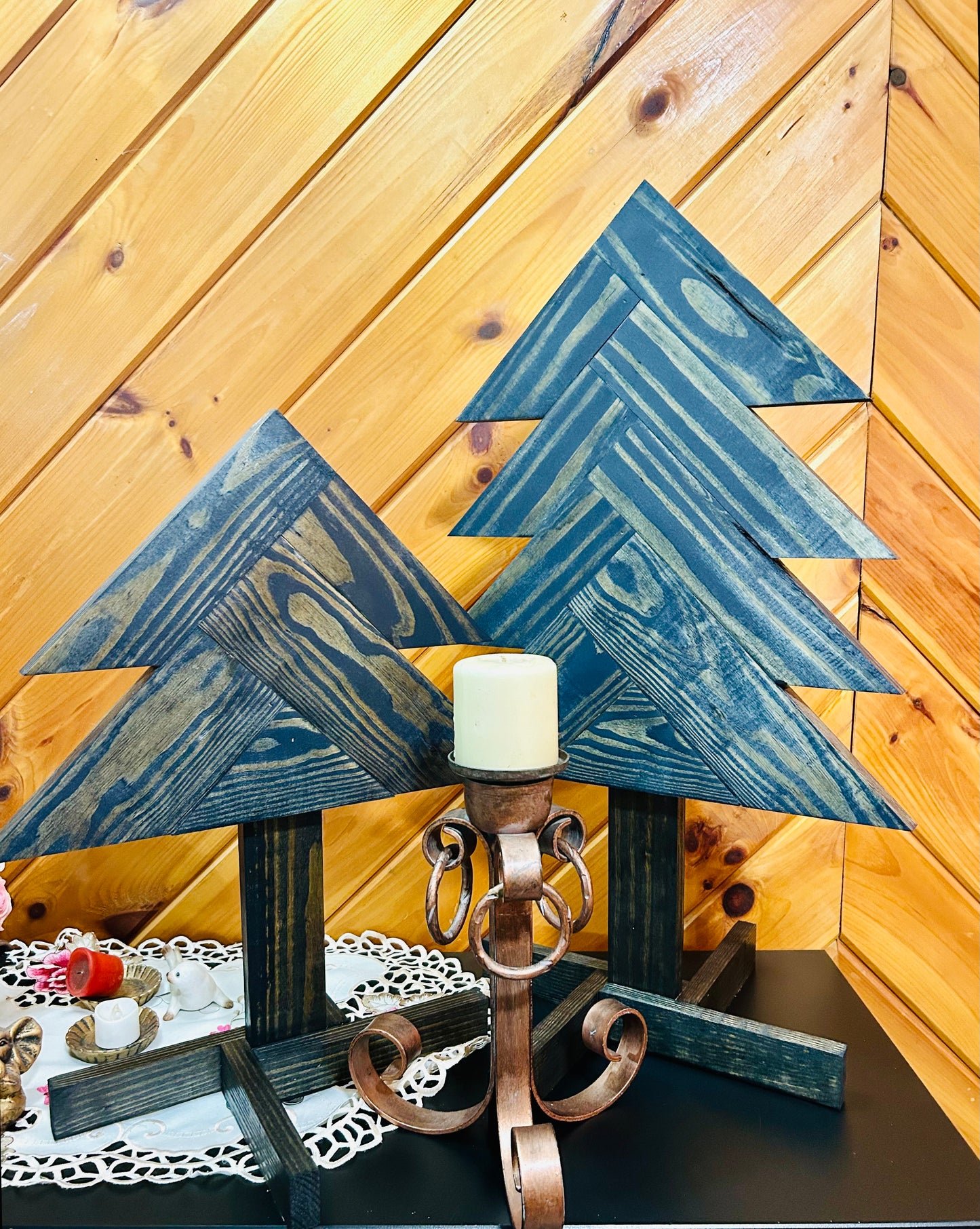 Pine wood trees for the holidays!! - Lucky woodworking